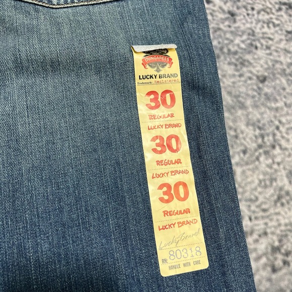 NWT Vintage Lucky Brand Jeans Womens 10 (32x33) Blue Sweet N Low Rise Flare Y2K - Picture 4 of 16